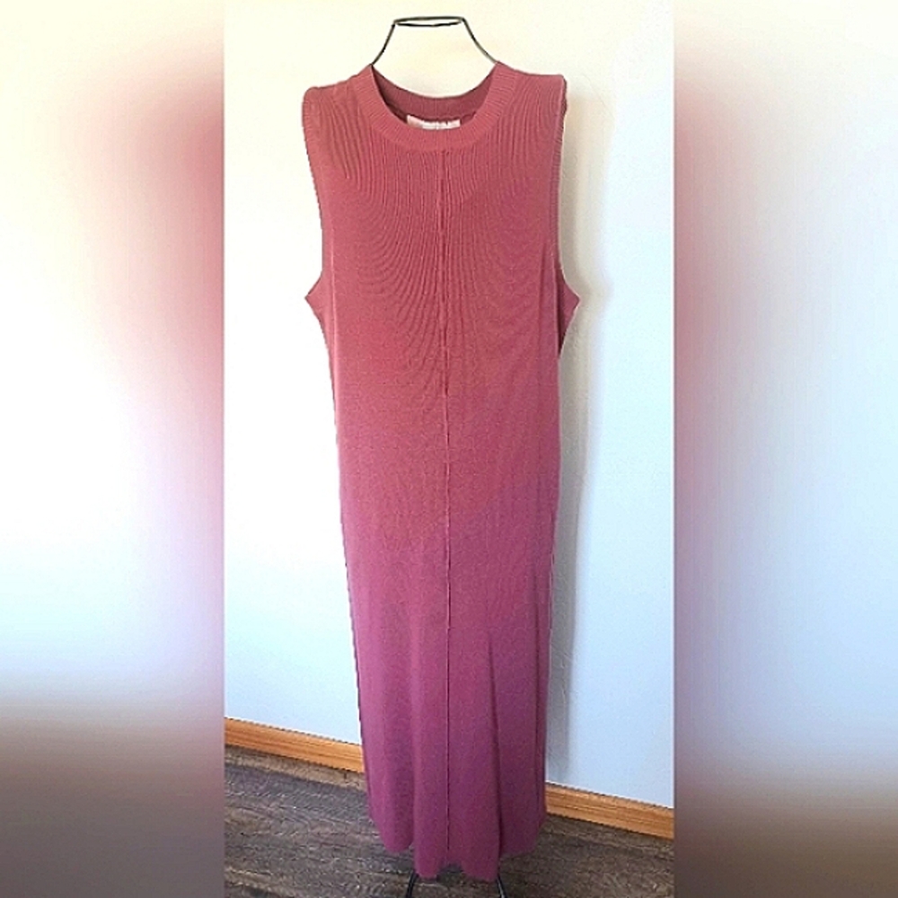 Free People Beach Sleeveless Lightweight Sweater Knit Maxi Dress